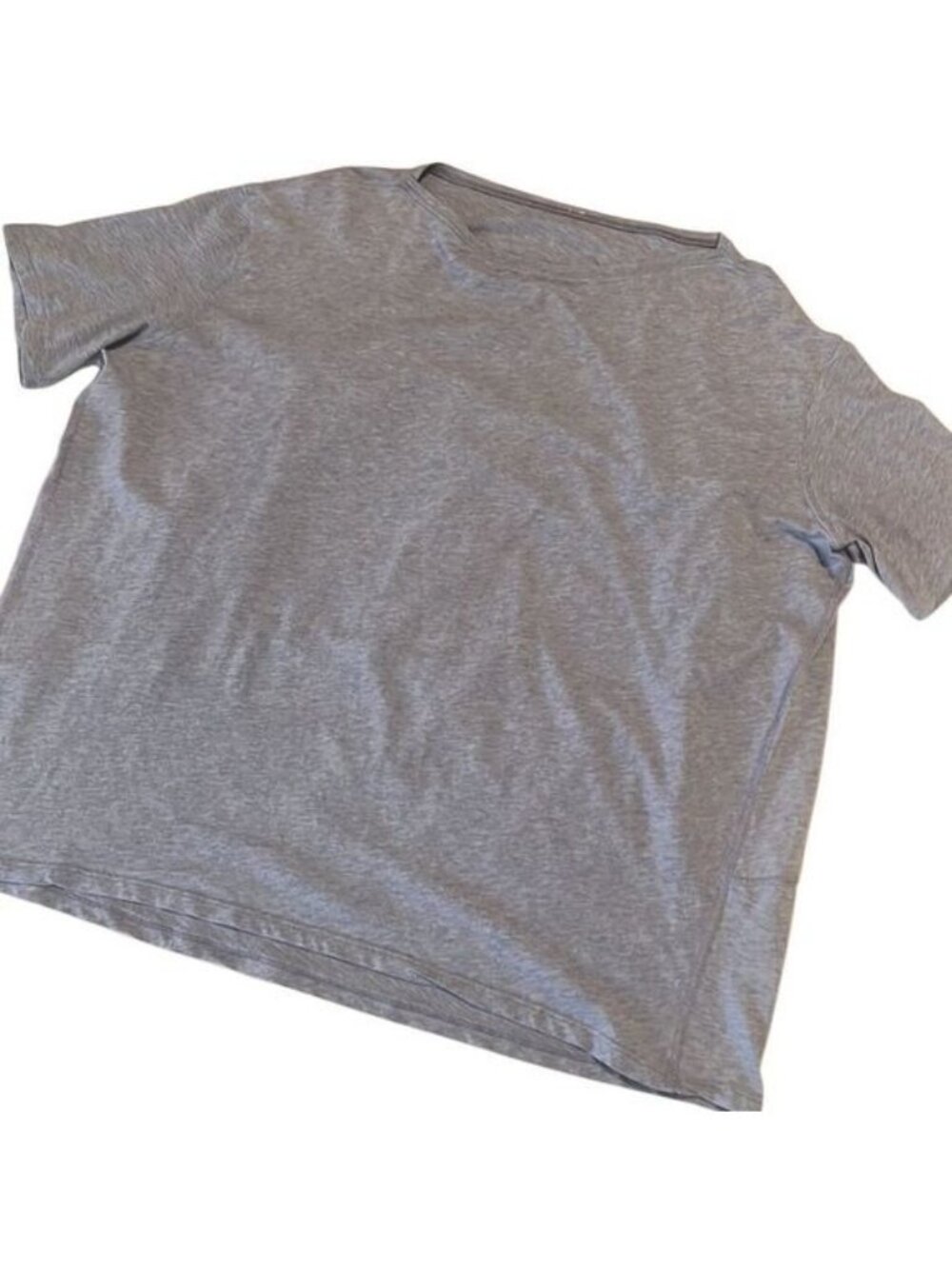 Lululemon Blue Better Each Day Round Neckline Short Sleeves Men Size Large